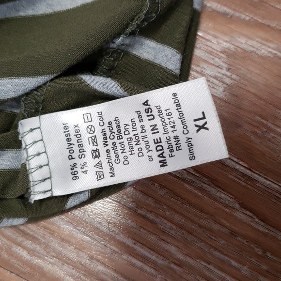 (XL) LulaRoe Casual Striped Cottagecore Laid Back Comfortable Nautical Classic - Picture 7 of 8